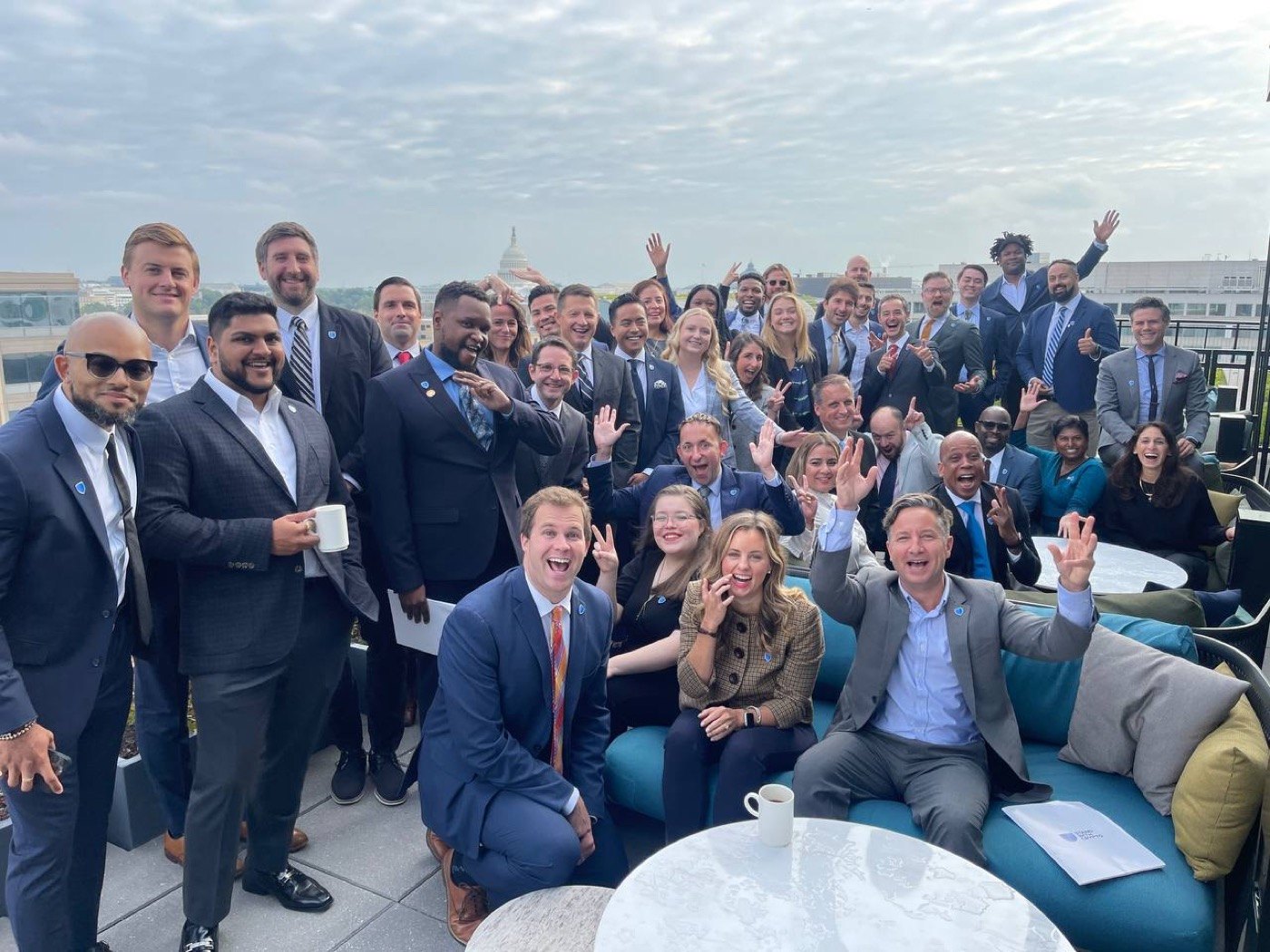 The Stand With Crypto delegation in Washington, D.C.